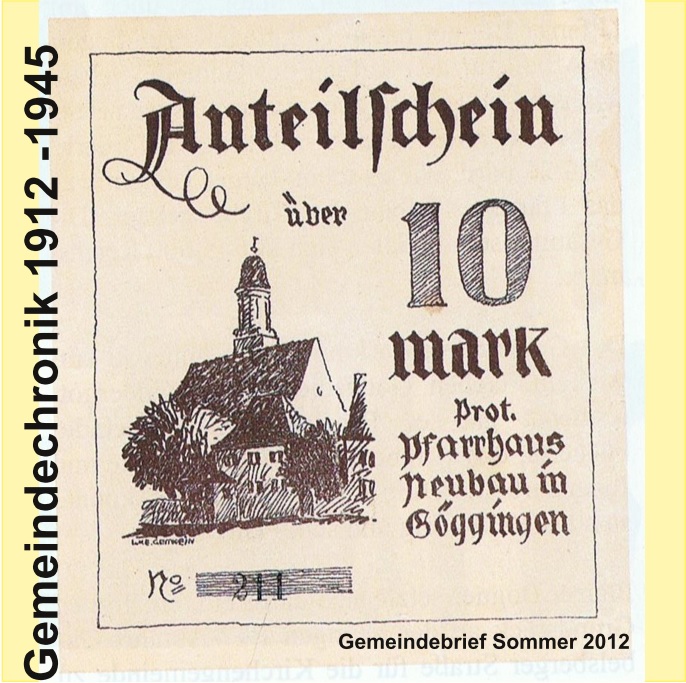 Gemeindechronik 1912 - 1945